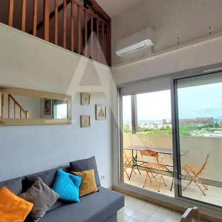 T3 Mezzanine Avec Balcon, Climatisation Et Parking - Quartier Villeroy Apartmán Sète